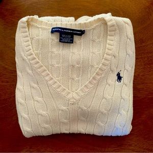 Ralph Lauren Sport Cable Knit Sweater S